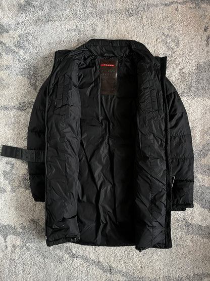 Prada 2000's nylon puffer long jacket