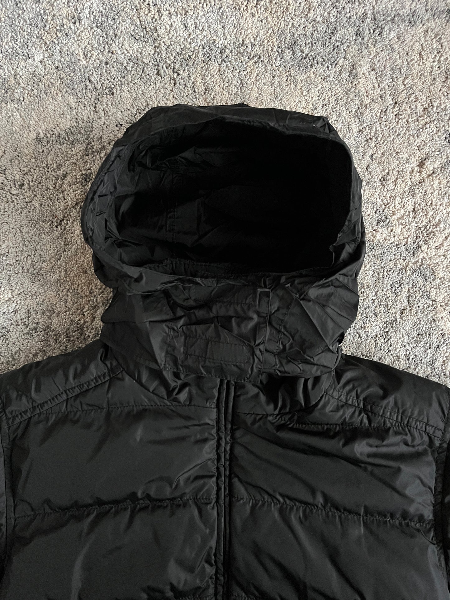 Prada 2000's nylon puffer long jacket