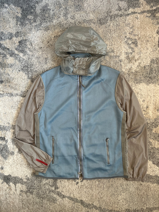 Prada SS2000 mesh & nylon jacket