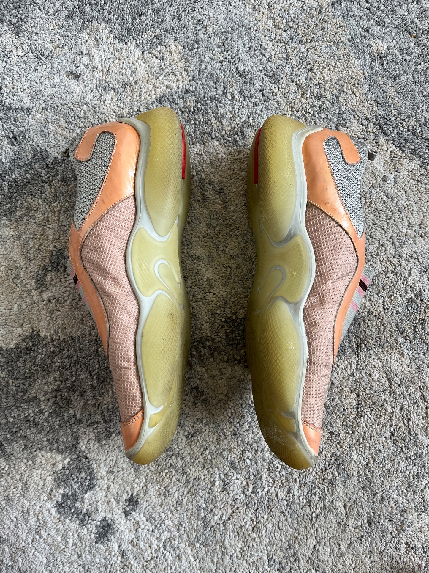 Prada SS2000 patent & nylon trainers