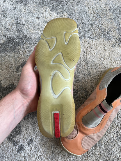 Prada SS2000 patent & nylon trainers