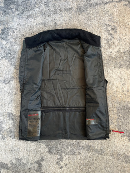 Prada SS2000 mesh & nylon vest