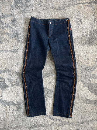 Jean Paul Gaultier 2000's denim jeans