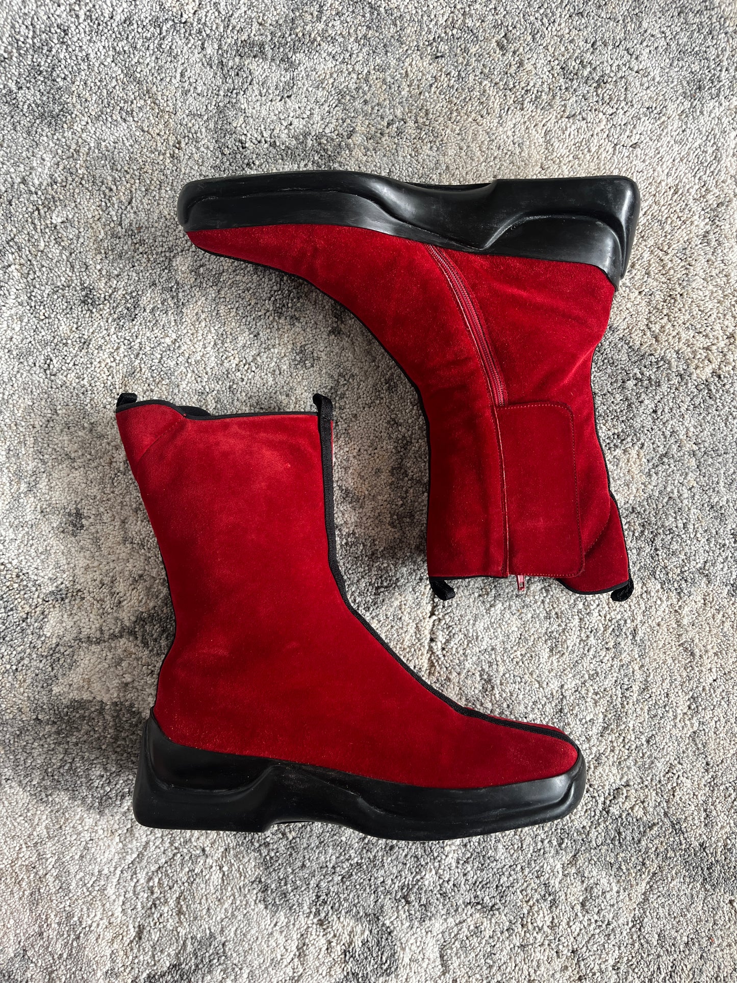 Prada FW1999 suede boots