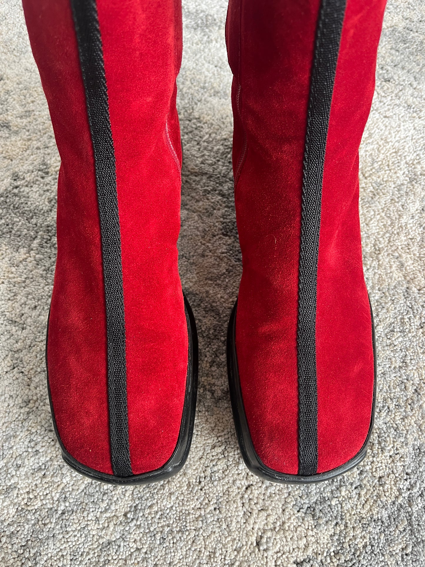 Prada FW1999 suede boots