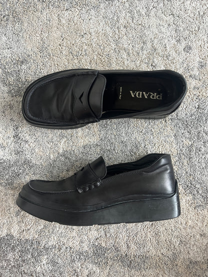 Prada SS1998 leather loafers