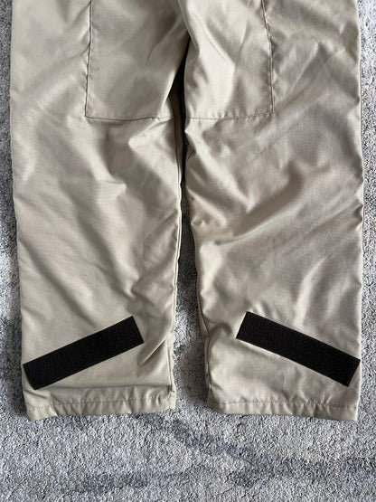 Prada 2000's nylon & fleece double knee pants