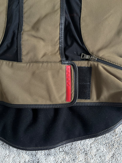 Prada FW1999 sport nylon & fleece vest