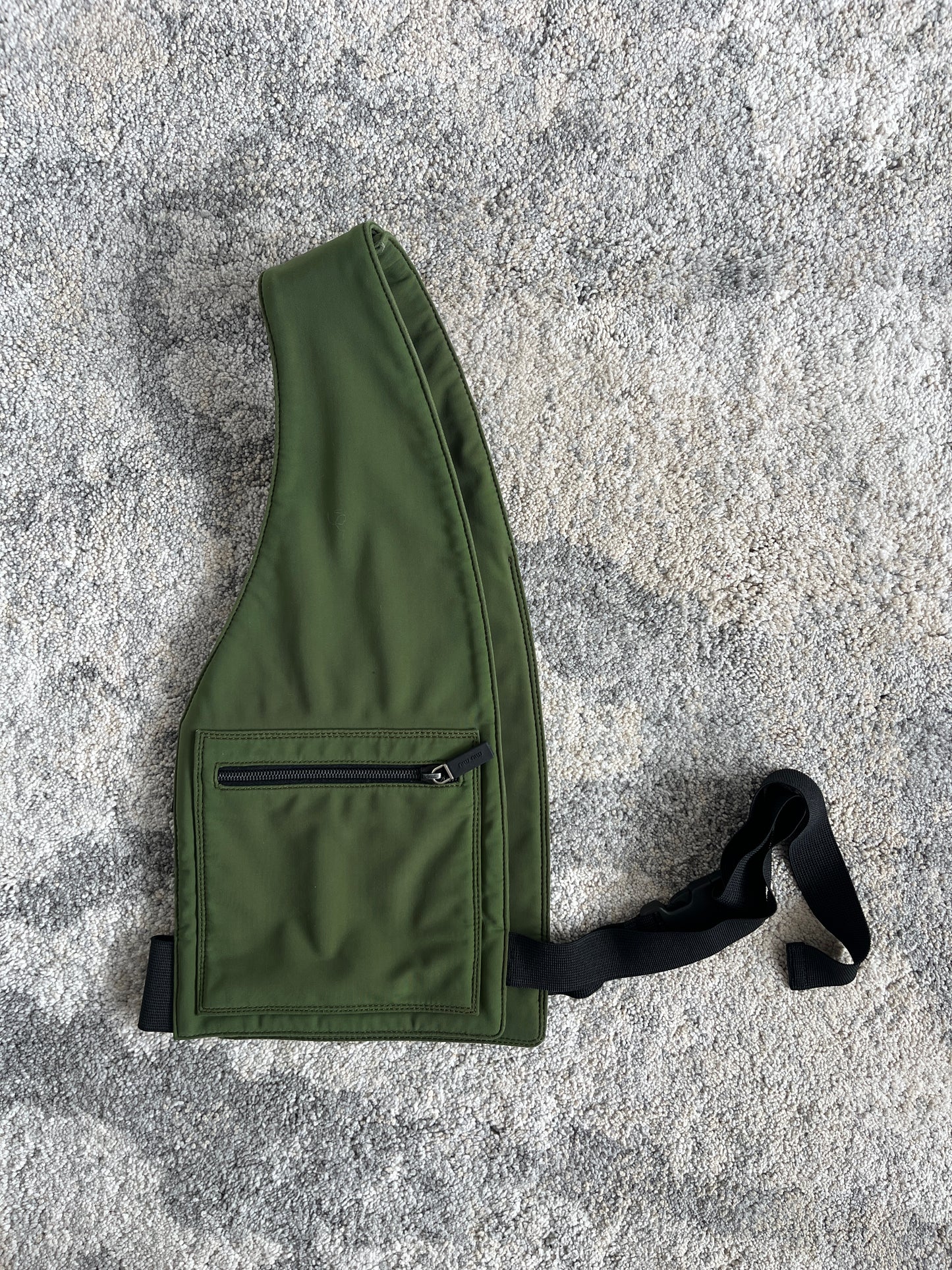 Miu Miu SS1999 neoprene chest rig
