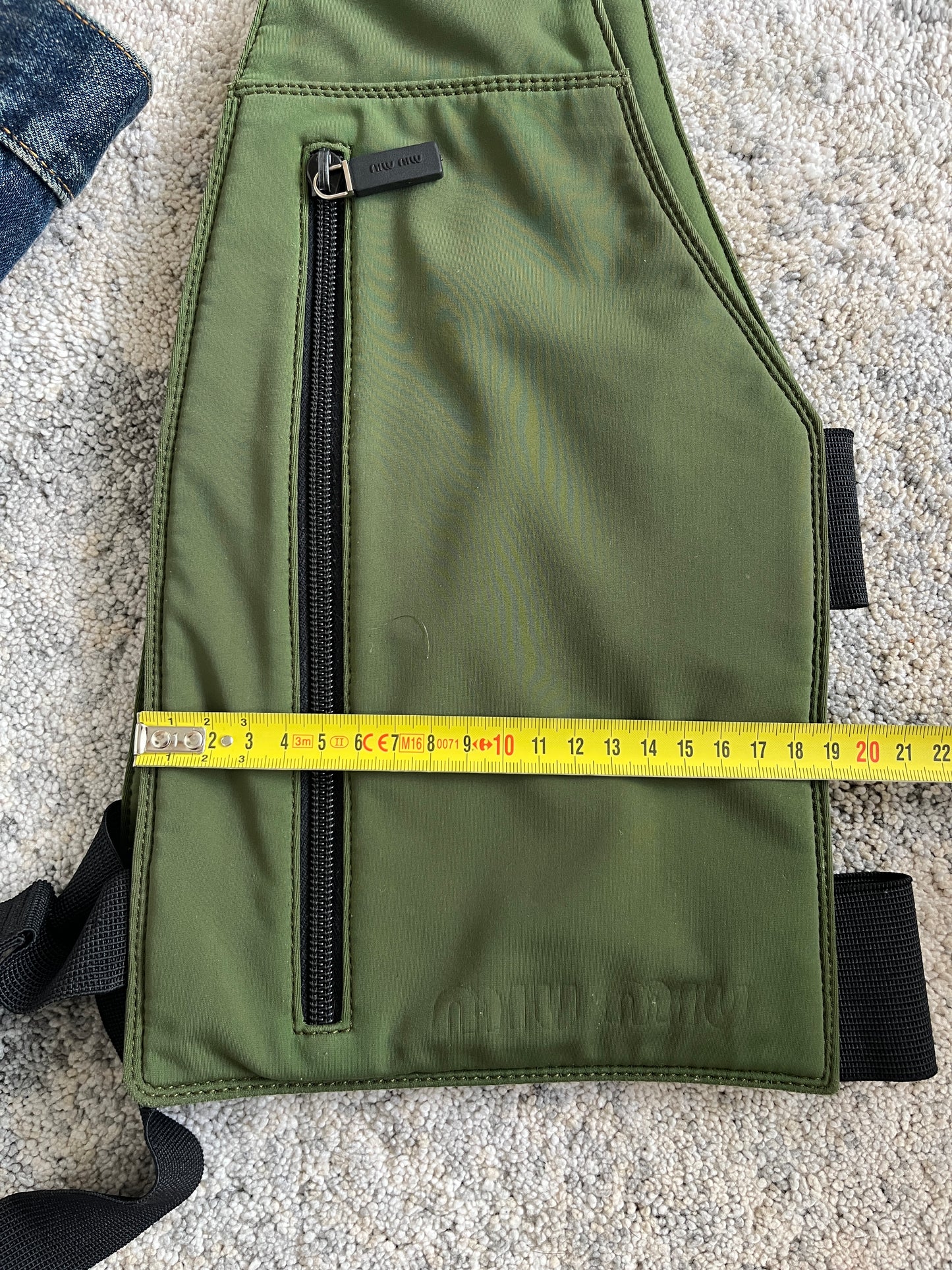 Miu Miu SS1999 neoprene chest rig