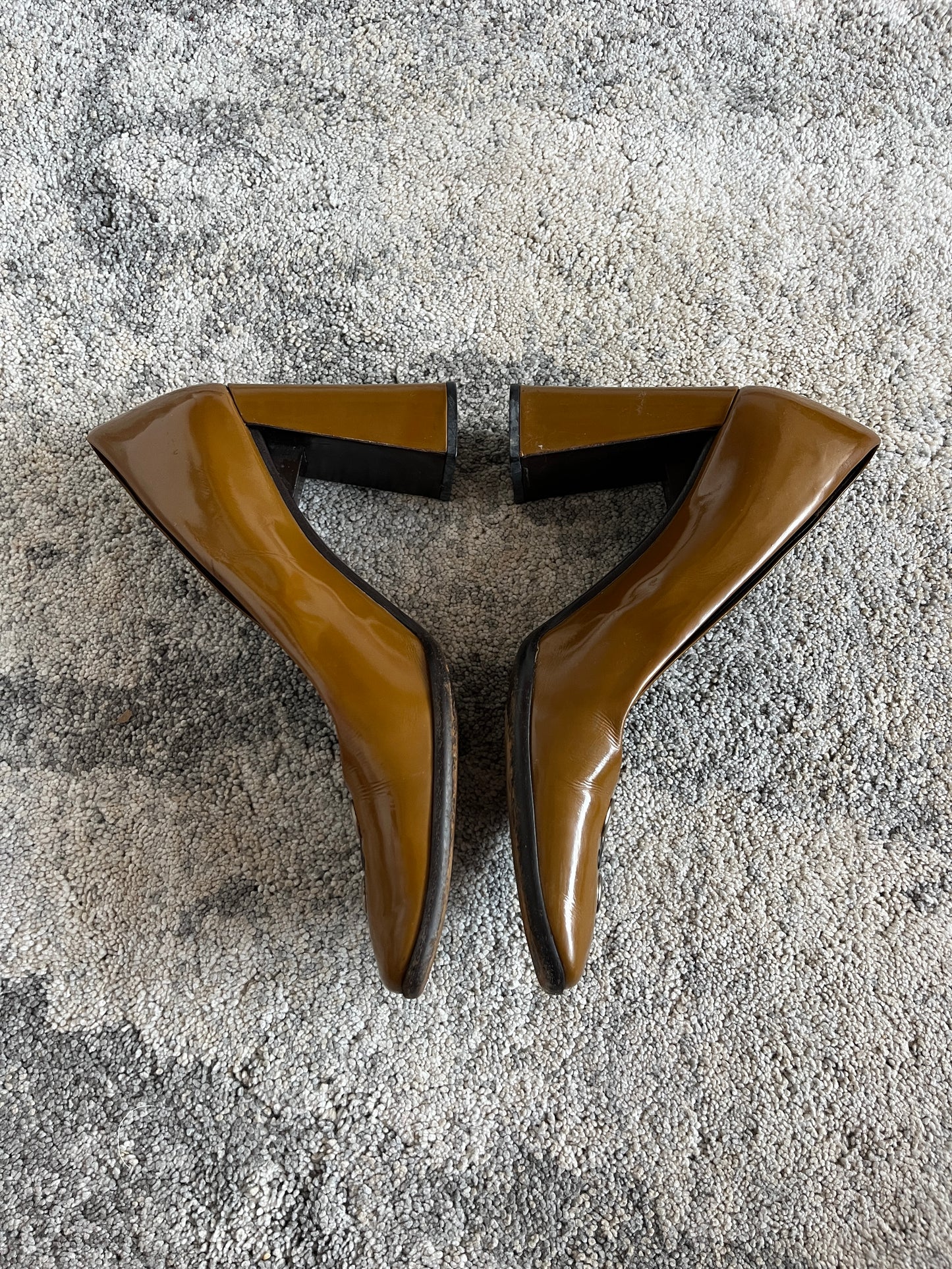 Prada 1999 holes leather heels