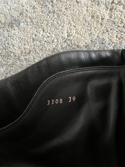Prada FW1999 motorbike leather boots