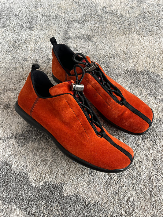 Prada FW1999 suede flat trainers