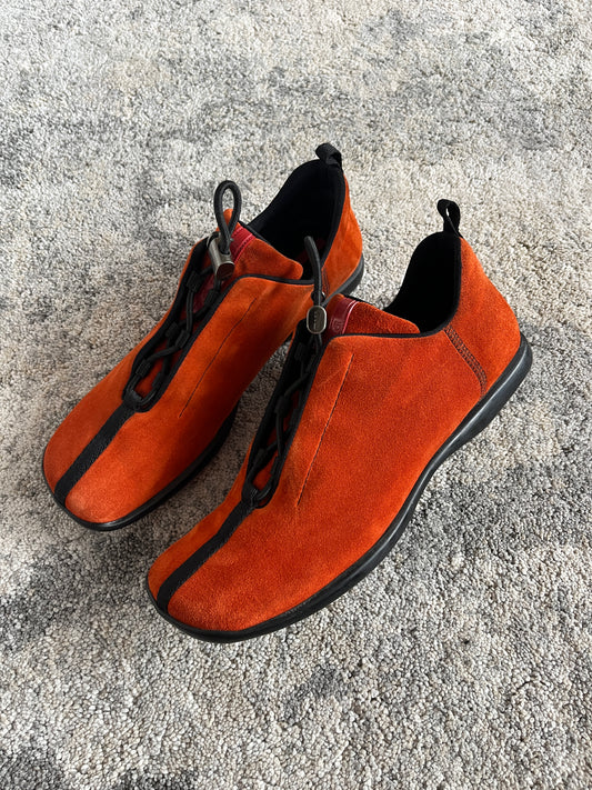 Prada FW1999 suede flat trainers
