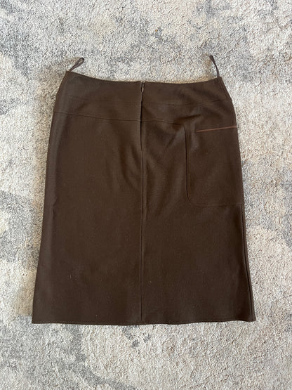Miu Miu FW1999 light wool skirt