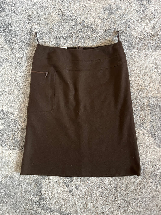 Miu Miu FW1999 light wool skirt