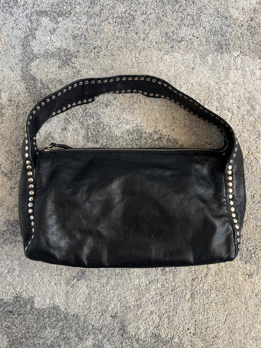 Miu Miu 1990's leather nails bag