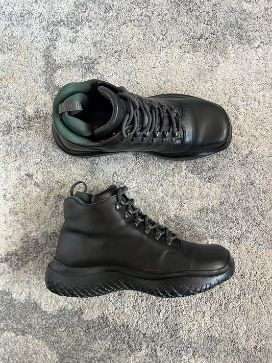 Prada FW1999 leather hiking boots