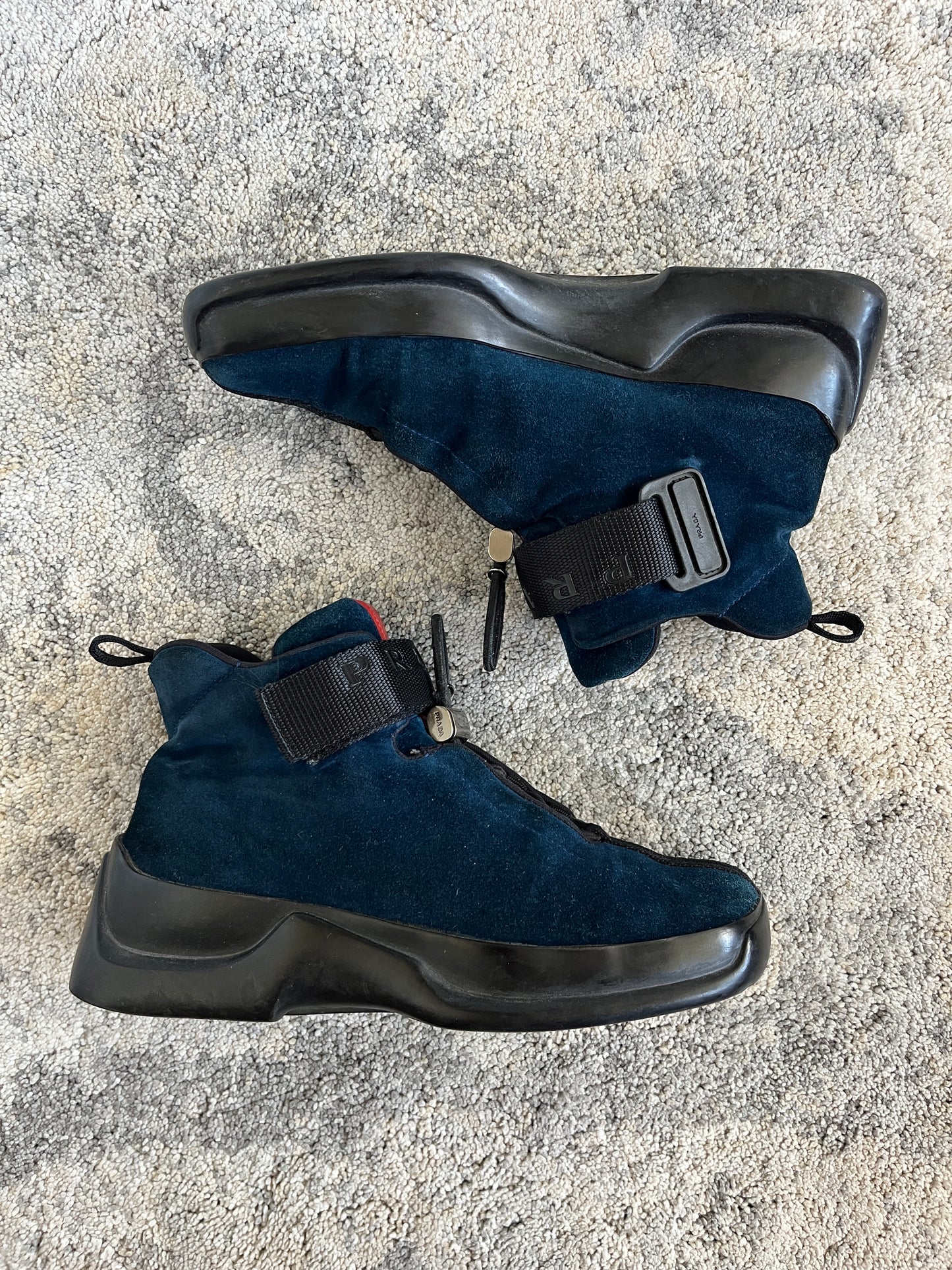Prada FW1999 suede high trainers