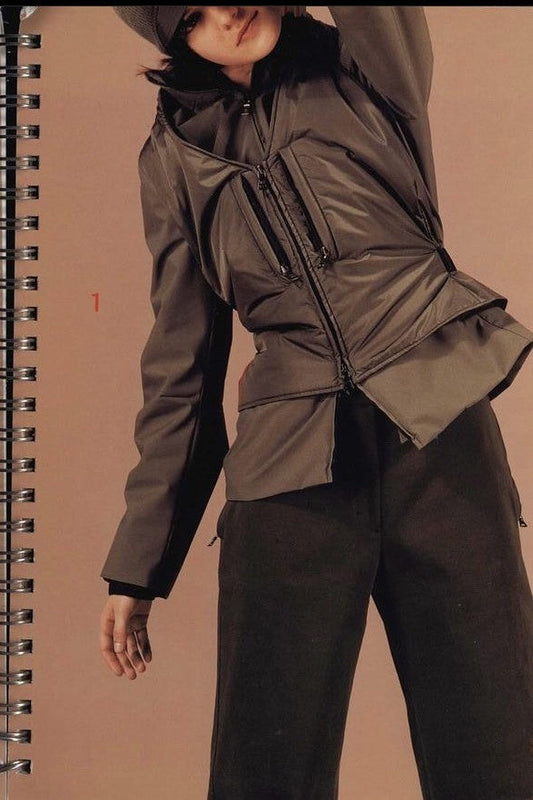 Prada FW1999 nylon jacket set 2 in 1