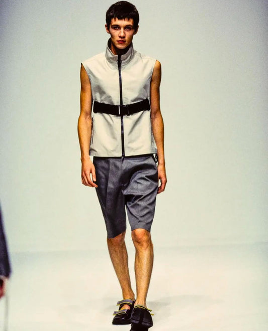 Miu Miu SS1999 buckle cotton vest